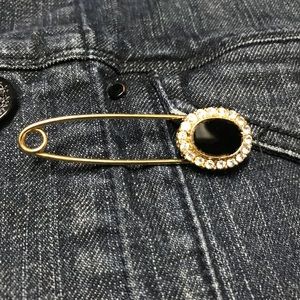 🖤Pretty Safety Pin Vintage Brooch Flare 80’s 90’s